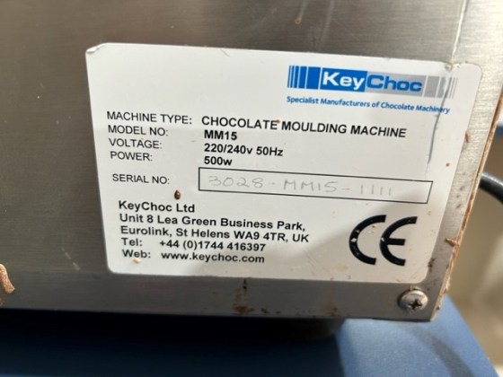 Key Choc Tabletop MM15 Machine Pic 02